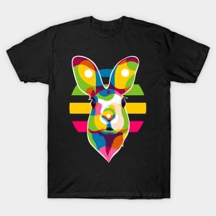 Colorful Bunny Head T-Shirt